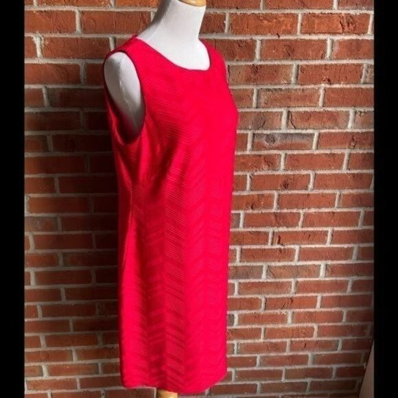 American Living‎ Red Pullover Dress - Size 14 - Picture 5 of 11